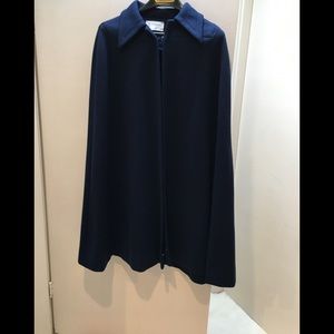 Vintage 1960’s navy knit cape